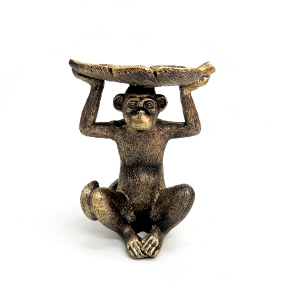 Picture of Sitting Monkey - Brushed Gold