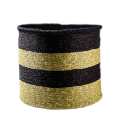 Picture of Basket - Black Stripe L