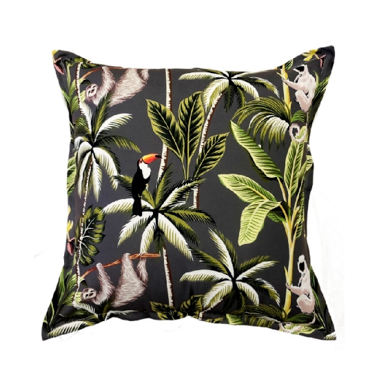 Picture of Jungle Sloth Cushion - Grey