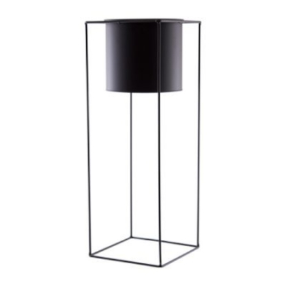 Picture of Planter & Stand - Black Metal 60cm