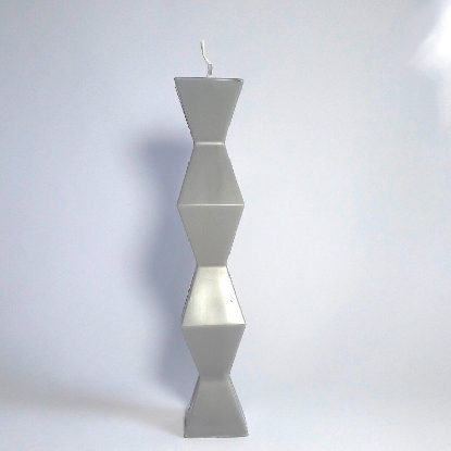 Picture of GeoTower - Grey Soy Candle