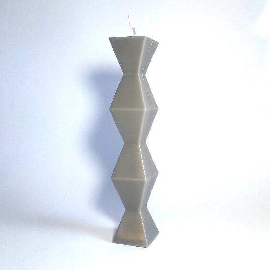 Picture of GeoTower - Grey Soy Candle