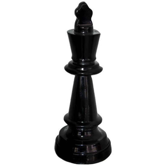 Picture of Chess Piece -  Black Poly Stone