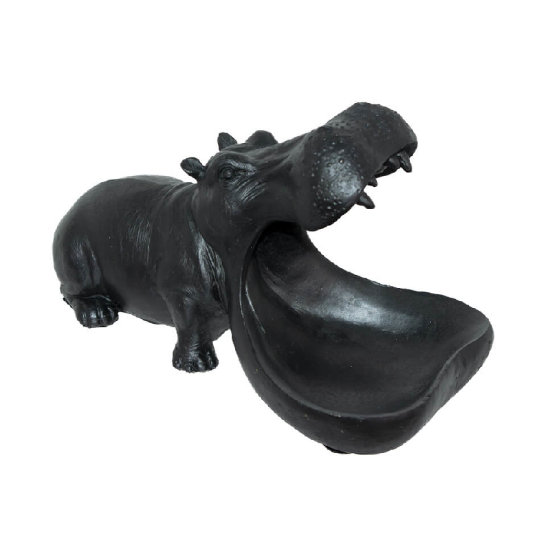 Picture of Harry Hippo- Black Poly Stone