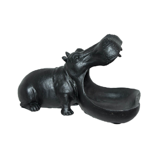 Picture of Harry Hippo- Black Poly Stone